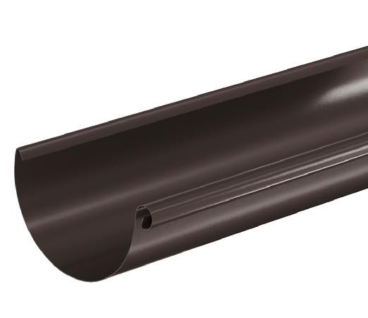 Водосток Aquasistem, система 150/100 - Водосточный желоб 3.00м RR 32 Тёмно Коричневый купить в Пензе