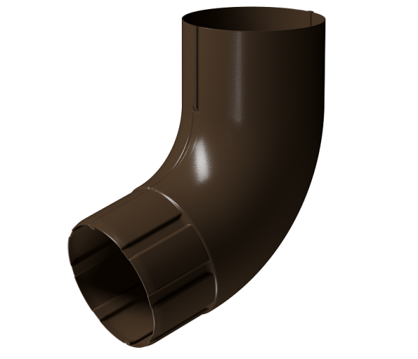 Колено 72° D90 Döcke STAL PREMIUM Каштан, (RAL 8017) купить в Пензе