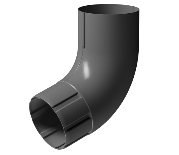 Колено 72° D90 Döcke STAL PREMIUM Графит, (RAL 7024) купить в Пензе