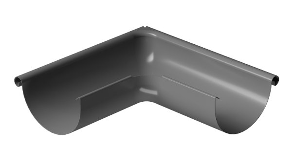 Угол внешний 90° D125 Döcke STAL PREMIUM Графит, (RAL 7024) купить в Пензе