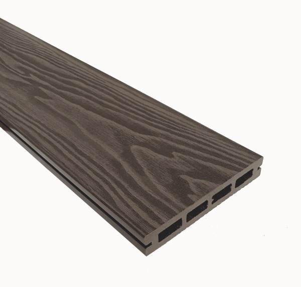 Террасная доска из ДПК Terrapol Смарт 3D Пустотелая с пазом Тик Киото купить в Пензе