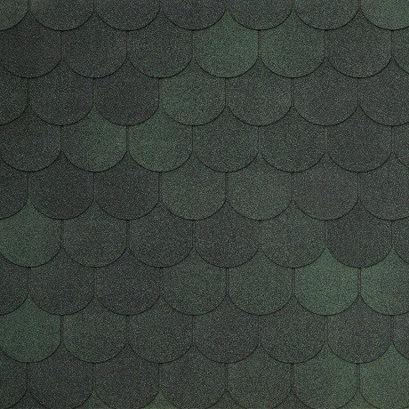 Гибкая черепица Tegola ASSISI verde 473 купить в Пензе