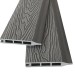 Заборная панель шип-паз EasyDecking Wood-Х 146х20 Серый купить в Пензе