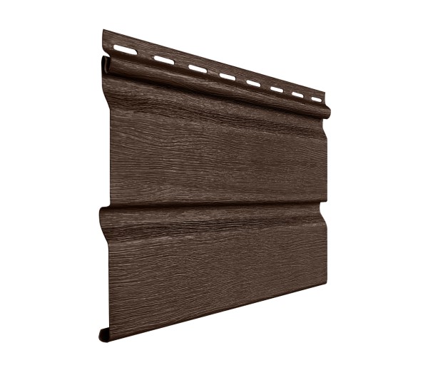 Виниловый сайдинг fineber - "стандарт", коричневый купить в Пензе