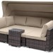 Диван-Трансформер AFINA плетеный из иск. ротанга AFM-320B Brown купить в Пензе