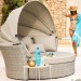 Диван-Трансформер AFINA плетеный из иск. ротанга AFM-325 Beige купить в Пензе