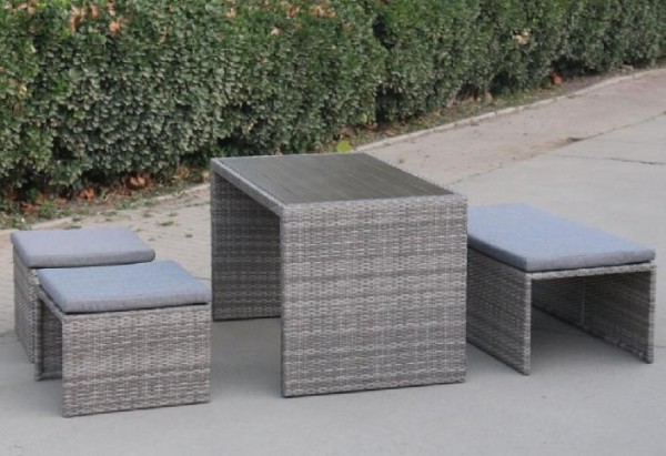 Диван-Трансформер AFINA плетеный из иск. ротанга S330G-W78 Grey купить в Пензе