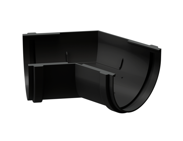 Угол желоба универсал 135˚ Docke Premium ПВХ - Карбон купить в Пензе