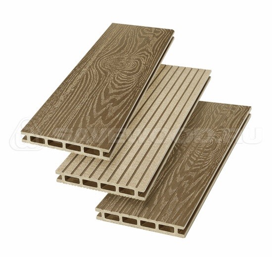 Террасная доска из ДПК SW Carpinus (T) — двухсторонняя тик купить в Пензе