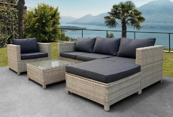 Комплект мебели AFINA плетеной из иск. ротанга YR821G Grey/Grey купить в Пензе