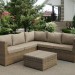 Комплект мебели AFINA плетеной из иск. ротанга YR825B Beige купить в Пензе