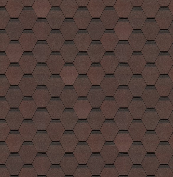 Гибкая черепица Docke, коллекция Шеффилд – Зрелый каштан купить в Пензе