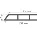 Доска Ромбус 3D ДПК Outdoor STORM GREY серая микс купить в Пензе