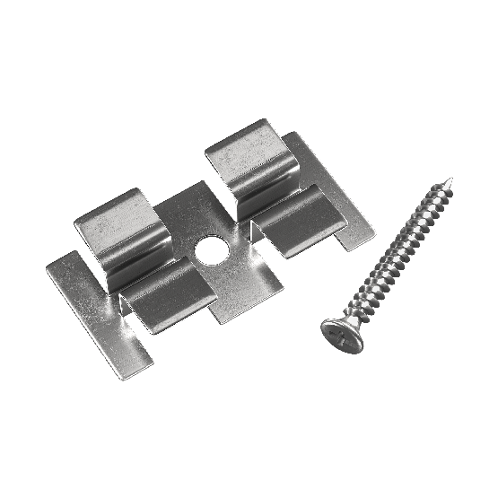 Клипса с саморезом, Grinder шовный монтаж 5 mm купить в Пензе