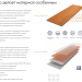 Фибросайдинг DECOVER 3600 x 190 x 8 мм Caramel купить в Пензе
