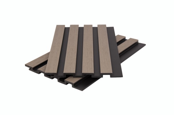 Стеновая панель брусковая двухцветная co-extrusion, snow mix купить в Пензе