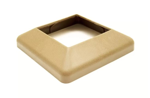 Крышка нижняя ПВХ для столба Deckart 100х100 Орех купить в Пензе