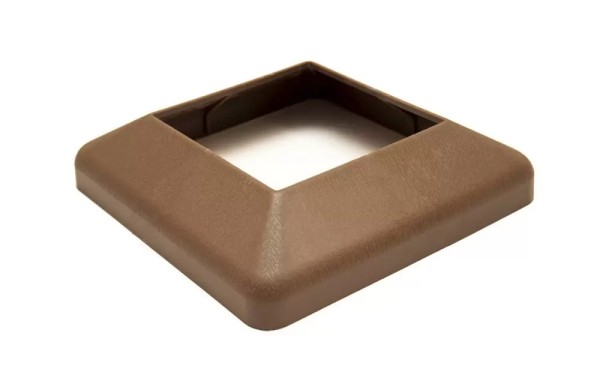 Крышка нижняя ПВХ для столба Deckart 100х100 Шоколад купить в Пензе