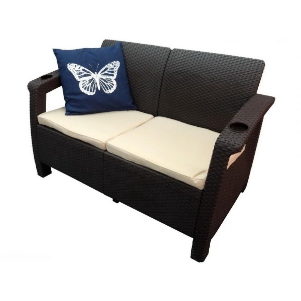 Двухместный диван Yalta Sofa Seаt венге купить в Пензе