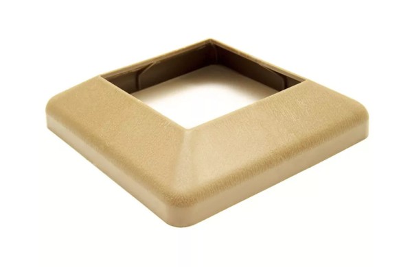 Крышка нижняя ПВХ для столба Deckart 125х125 Орех купить в Пензе