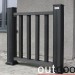 Ограждение из ДПК Outdoor Классик 3D STORM чёрный купить в Пензе
