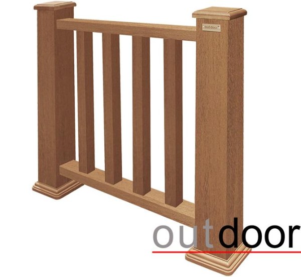 Ограждение из ДПК Outdoor Классик 3D STORM дуб купить в Пензе