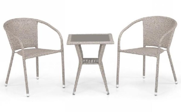 Комплект плетеной мебели AFINA из иск. ротанга T25C/Y137C-W85 Latte 2Pcs купить в Пензе