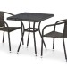 Комплект плетеной мебели AFINA из иск. ротанга T282BNT/Y137C-W53 Brown 2Pcs купить в Пензе