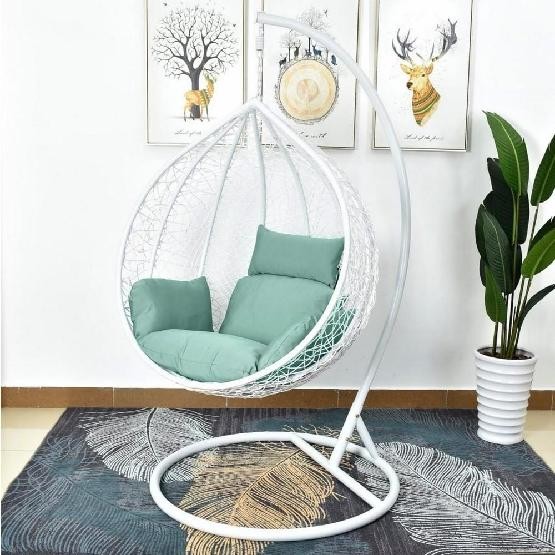 Кресло Подвесное из искусственного ротанга AFM-168A-L White/Green купить в Пензе