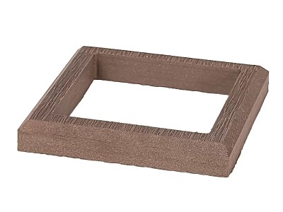 Рамка ДПК для столба 100x100 Шоколад