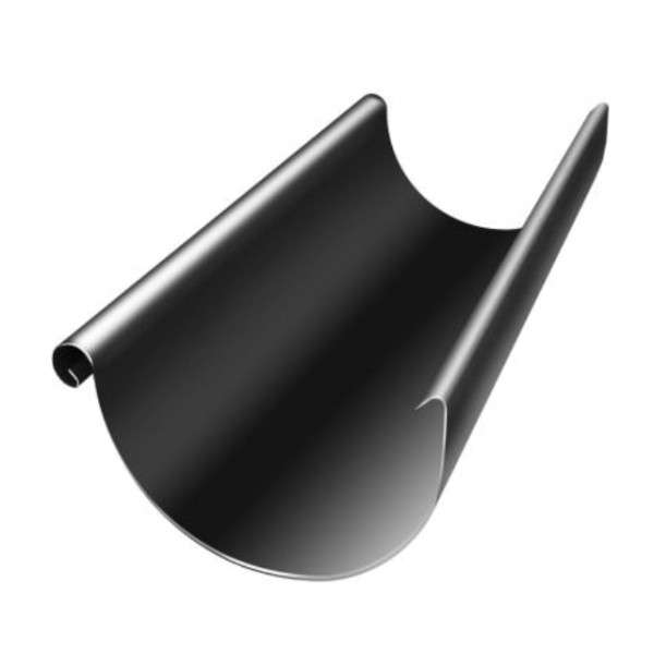 Водосток Grand Line 125x90 – Желоб 3м RAL 9005 купить в Пензе