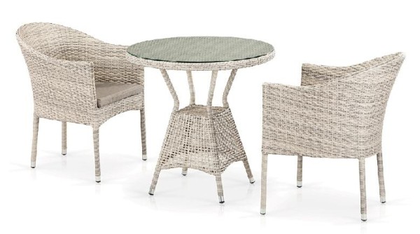 Комплект плетеной мебели AFINA из иск. ротанга T705ANT/Y350-W85 Latte 2Pcs купить в Пензе