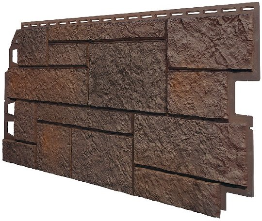 Фасадная панель VOX Sandstone (Сандстоун) темно коричневый купить в Пензе