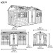 Сарай пластиковый LifeTime 15x8 DD купить в Пензе