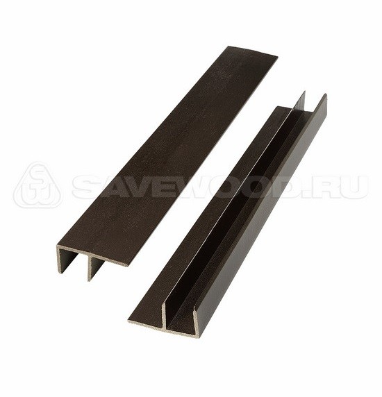 F-профиль ДПК Savewood – Тёмно-коричневый купить в Пензе