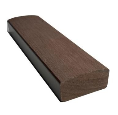 Лавочный брус Ecodecking Некст полнотелый брашированный 70х35 шоколад купить в Пензе
