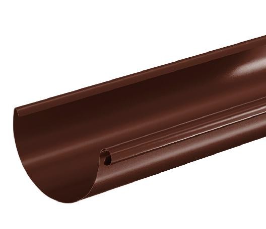Водосток Aquasistem, система 125x90 - Водосточный желоб 3.00м RAL 8017 Коричневый купить в Пензе