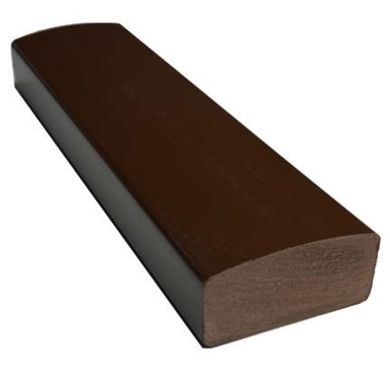 Лавочный брус Ecodecking Некст полнотелый глянцевый 70х35 шоколад купить в Пензе