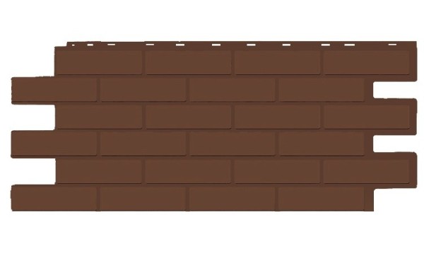 Фасадная панель T-Siding Кирпич Модерн Эко Браун купить в Пензе