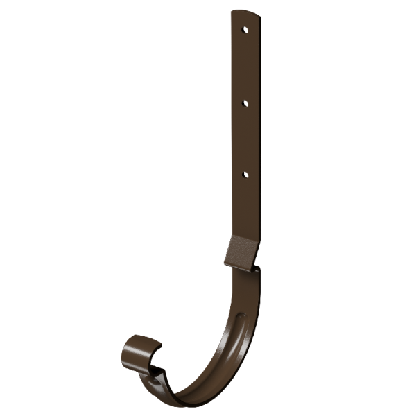 Карнизный крюк длинный D125 Döcke STAL PREMIUM Каштан, (RAL 8017) купить в Пензе