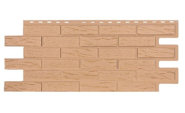 Фасадная панель T-Siding Кирпич Саман Эко Крем купить в Пензе