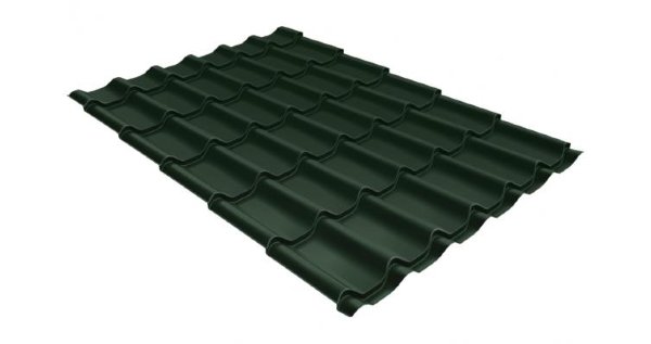 Металлочерепица классик 0,5 Satin RR 11 темно-зеленый купить в Пензе