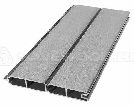 Заборный профиль из ДПК Savewood SW Agger матовый пепельный купить в Пензе